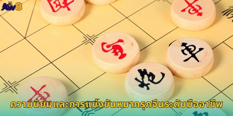 ความนิยมและการแข่งขันหมากรุกจีนระดับมืออาชีพ